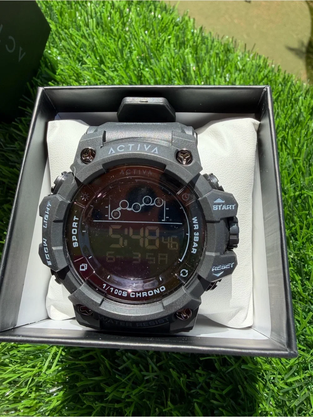 Brand New in Box — Activa by Invicta Digital Sport Watch (50mm Rugged Black Case
